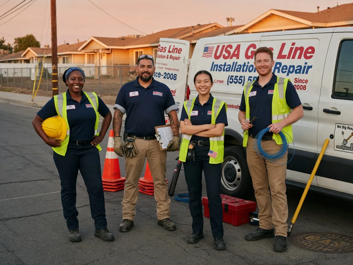 Gas Line Installation company in Newry, PA